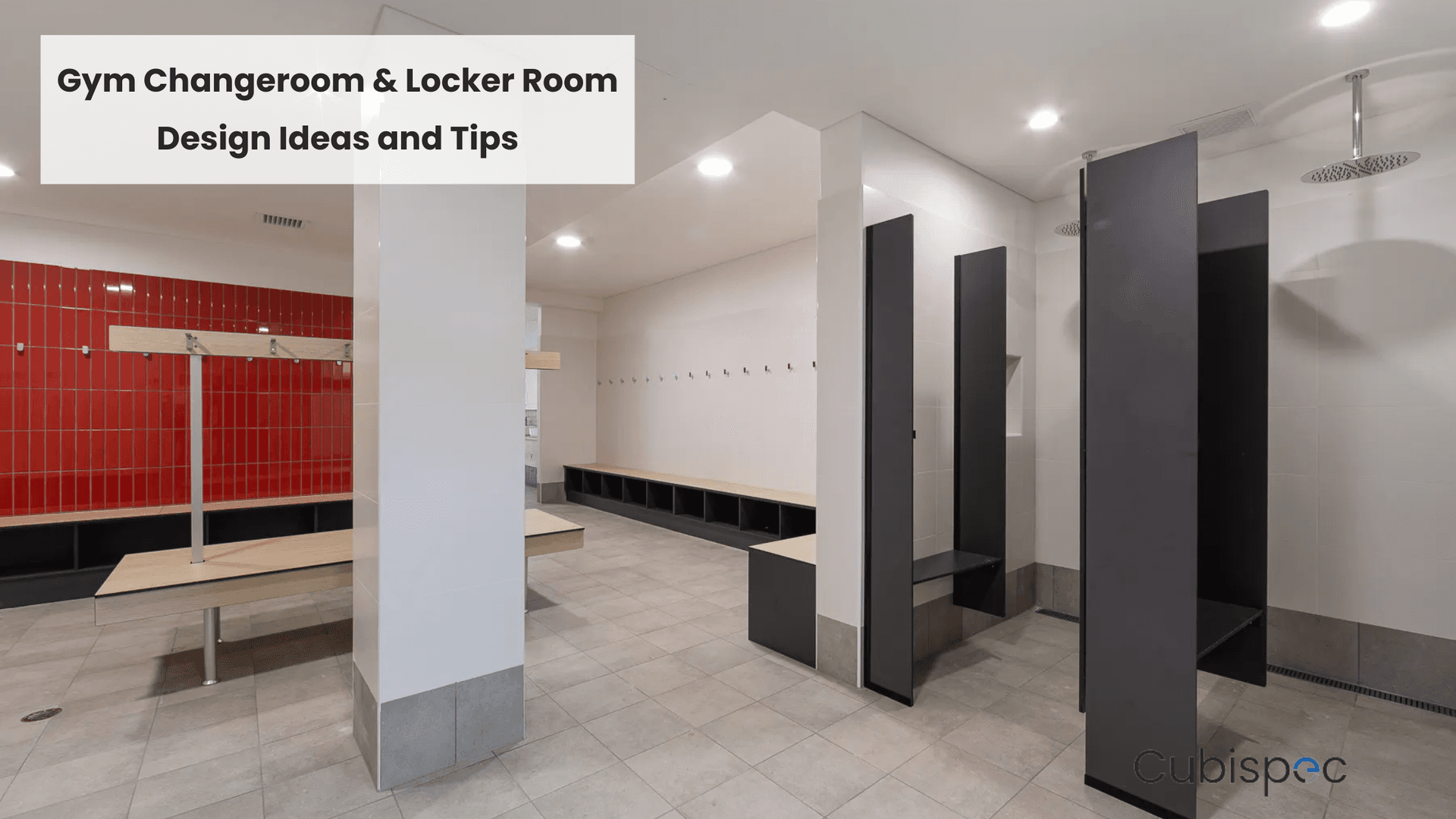 Gym Changeroom & Locker Room Design Ideas and Tips - CUBISPEC